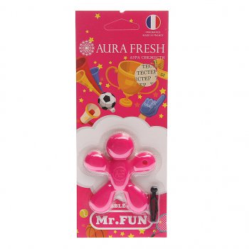 210 р. Ароматизатор на дефлектор полимерный (bubble gum) 23г Mr.Fun AURA FRESH AURA FRESH 23178  с доставкой в г. Пермь. Увеличить фотографию 1