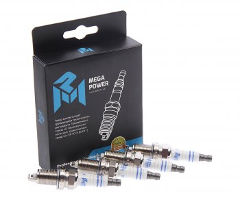 569 р. Свеча зажигания OPEL Astra H (2.0 T) BMW 7 (87-94) (M70) (4шт.) MEGAPOWER MEGAPOWER 370-31-125  с доставкой в г. Пермь. Увеличить фотографию 2