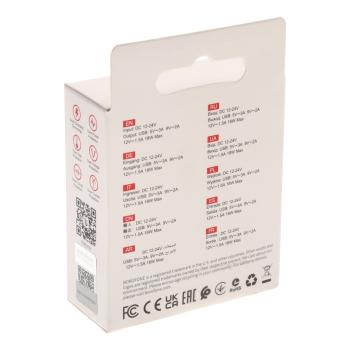 233 р. Устройство зарядное в прикуриватель 1USB 12V BOROFONE BOROFONE bz19a black  с доставкой в г. Пермь. Увеличить фотографию 5