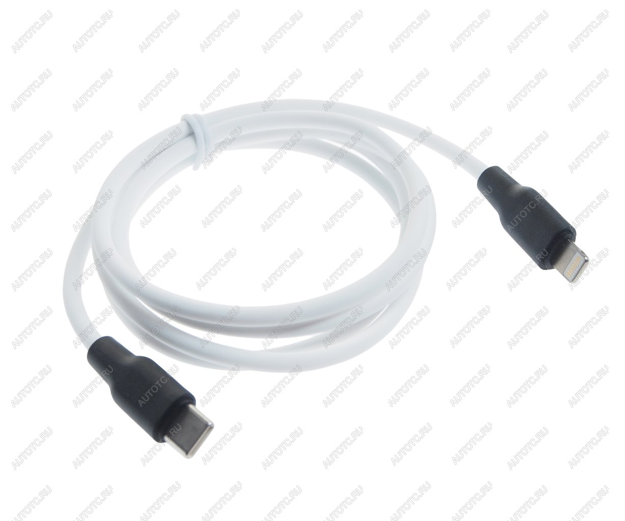 379 р. Кабель iPhone (5-)-USB Type C 1м HOCO HOCO x21 white  с доставкой в г. Пермь