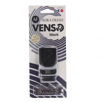 299 р. Ароматизатор на дефлектор жидкостный (black) 6мл Venso AURA FRESH AURA FRESH 23327  с доставкой в г. Пермь. Увеличить фотографию 1