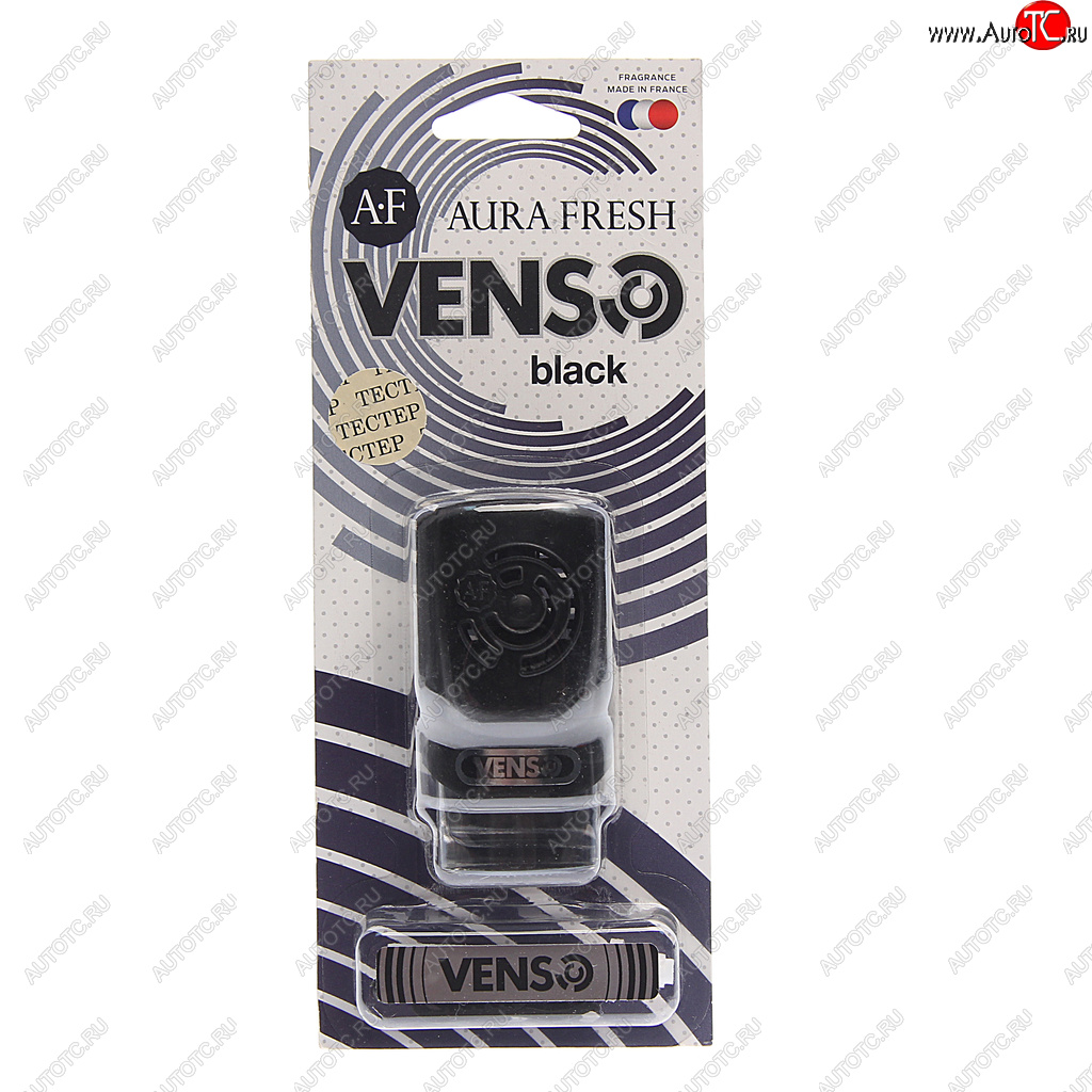 299 р. Ароматизатор на дефлектор жидкостный (black) 6мл Venso AURA FRESH AURA FRESH 23327  с доставкой в г. Пермь