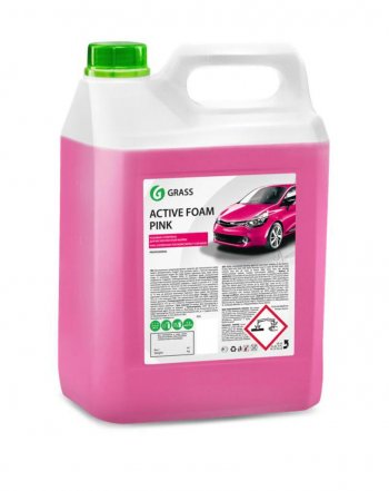 2 099 р. Шампунь для бесконтактной мойки 6кг Active Foam Pink GRASS GRASS 113121  с доставкой в г. Пермь. Увеличить фотографию 1