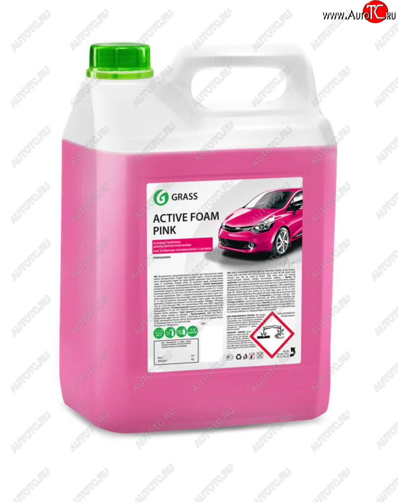 2 099 р. Шампунь для бесконтактной мойки 6кг Active Foam Pink GRASS GRASS 113121  с доставкой в г. Пермь