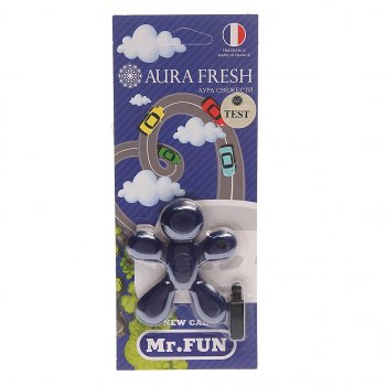 210 р. Ароматизатор на дефлектор полимерный (new car) 23г Mr.Fun AURA FRESH AURA FRESH 23471  с доставкой в г. Пермь. Увеличить фотографию 1