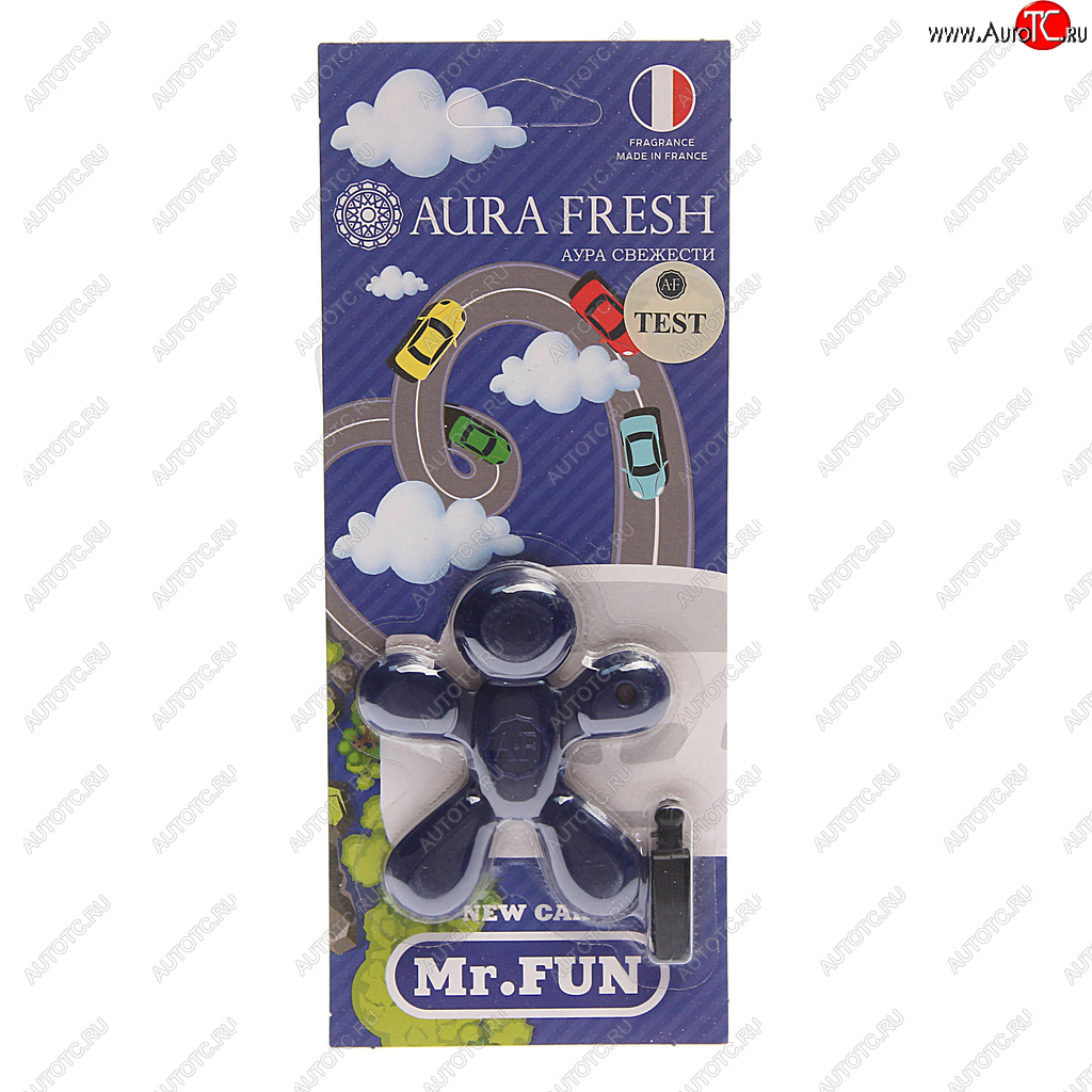 210 р. Ароматизатор на дефлектор полимерный (new car) 23г Mr.Fun AURA FRESH AURA FRESH 23471  с доставкой в г. Пермь