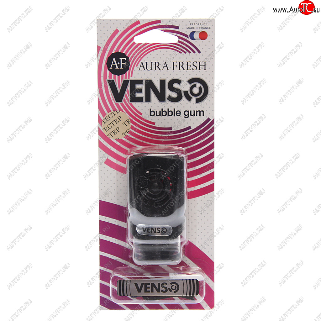 299 р. Ароматизатор на дефлектор жидкостный (bubble gum) 6мл Venso AURA FRESH AURA FRESH 23328  с доставкой в г. Пермь