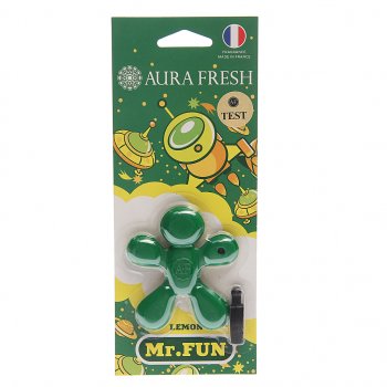 210 р. Ароматизатор на дефлектор полимерный (lemon) 23г Mr.Fun AURA FRESH AURA FRESH 23179  с доставкой в г. Пермь. Увеличить фотографию 1