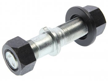 499 р. Шпилька колеса SAF (M22x1.5,M22x1.5,L=112) в сборе с гайками MANSONS MANSONS 600.176  с доставкой в г. Пермь. Увеличить фотографию 1