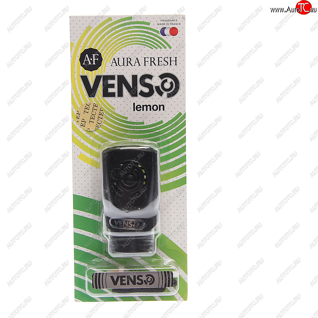 299 р. Ароматизатор на дефлектор жидкостный (lemon) 6мл Venso AURA FRESH AURA FRESH 23329  с доставкой в г. Пермь
