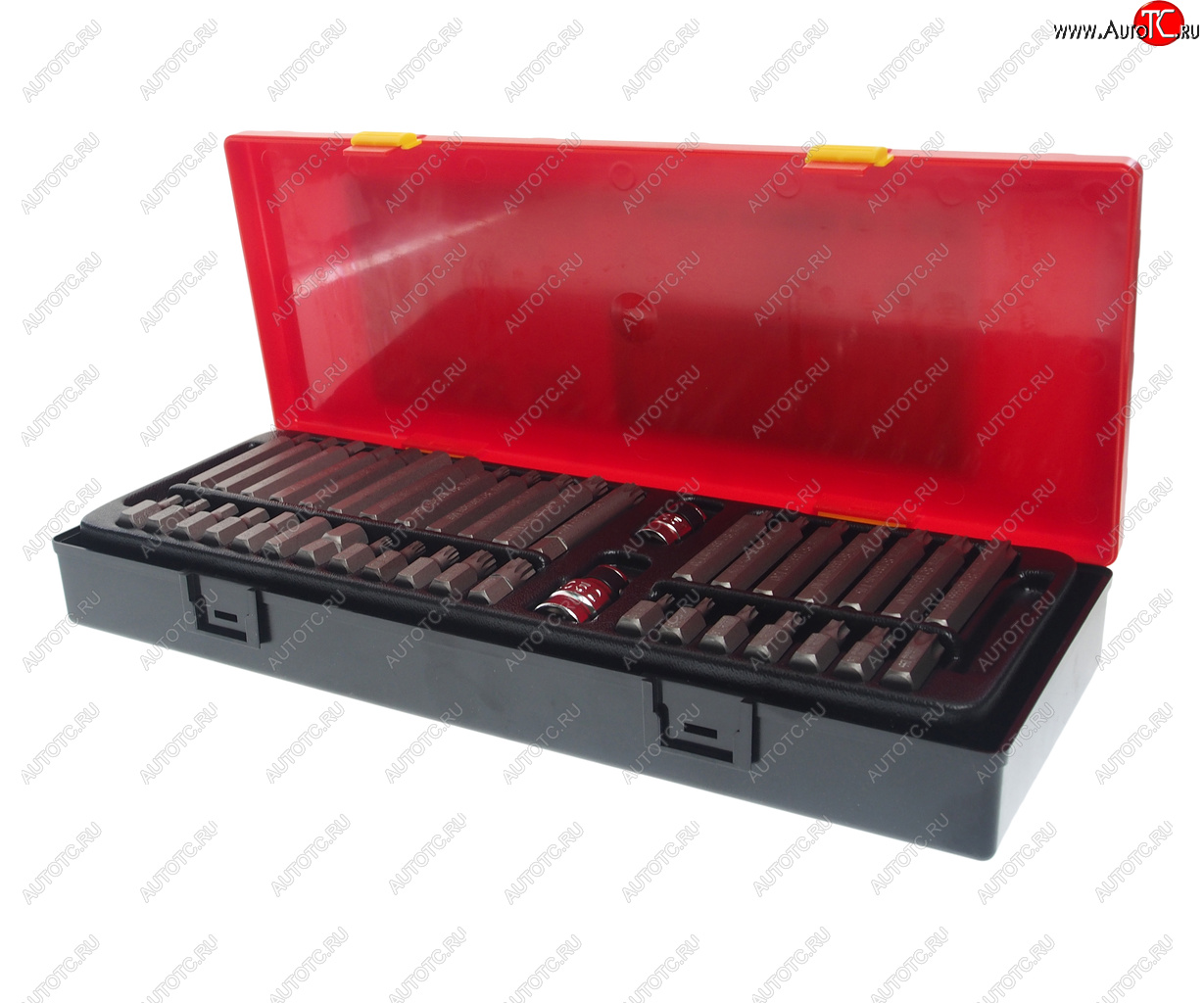 4 199 р. Набор бит 12 38 SPLINE, TORX, HEX 40 предметов в кейсе JTC JTC TOOLS CO., LTD jtc-k1402  с доставкой в г. Пермь