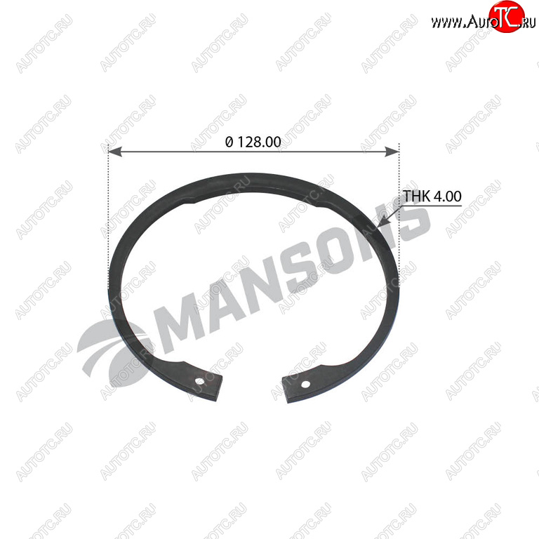 172 р. Кольцо BPW ступицы стопорное (122x4) MANSONS MANSONS 300.359  с доставкой в г. Пермь