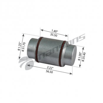 149 р. Ролик ROR тормозной колодки (32x25.5) MANSONS MANSONS mbp3035  с доставкой в г. Пермь. Увеличить фотографию 1