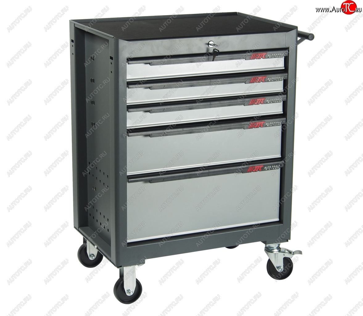 57 899 р. Тележка инструментальная 5 секций серая JTC JTC TOOLS CO., LTD jtc-s1065  с доставкой в г. Пермь