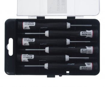 2 249 р. Набор отверток прецизионных T6-Т10, T15 L=150мм 6 предметов JTC JTC TOOLS CO., LTD jtc-5527  с доставкой в г. Пермь. Увеличить фотографию 2
