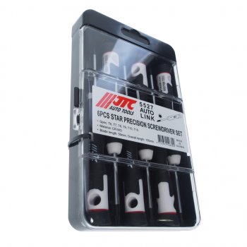 2 249 р. Набор отверток прецизионных T6-Т10, T15 L=150мм 6 предметов JTC JTC TOOLS CO., LTD jtc-5527  с доставкой в г. Пермь. Увеличить фотографию 3