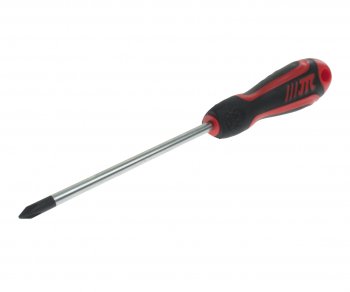 299 р. Отвертка крестовая PH 1.0х100мм усиленная (сталь Cr-Mo) JTC JTC TOOLS CO., LTD jtc-7630  с доставкой в г. Пермь. Увеличить фотографию 1