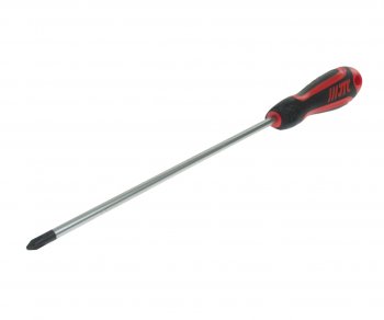 579 р. Отвертка крестовая PH 2.0х200мм усиленная (сталь Cr-Mo) JTC JTC TOOLS CO., LTD jtc-7634  с доставкой в г. Пермь. Увеличить фотографию 1