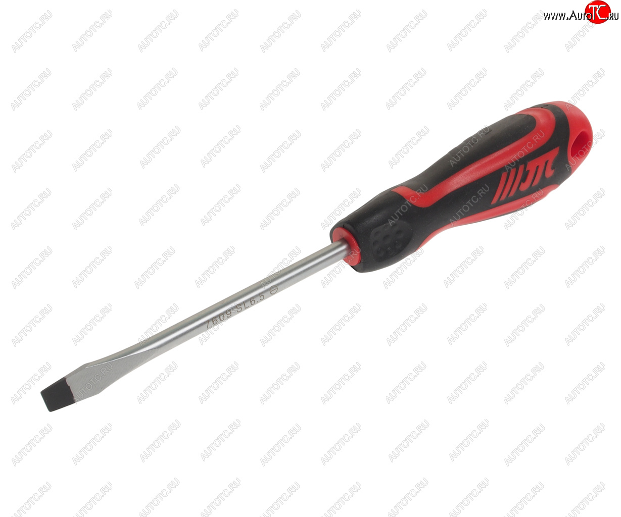 499 р. Отвертка шлицевая SL 6.5х100мм усиленная (сталь Cr-Mo) JTC JTC TOOLS CO., LTD jtc-7609  с доставкой в г. Пермь