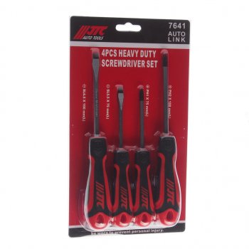 1 799 р. Набор отверток усиленных SL5.5x75 SL6.5x100 PH1x75 PH2x100 4 предмета JTC JTC TOOLS CO., LTD jtc-7641  с доставкой в г. Пермь. Увеличить фотографию 1