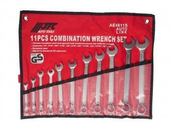 6 499 р. Набор ключей комбинированных 14”-78” 11 предметов в планшете JTC JTC TOOLS CO., LTD jtc-ae4811s  с доставкой в г. Пермь. Увеличить фотографию 1