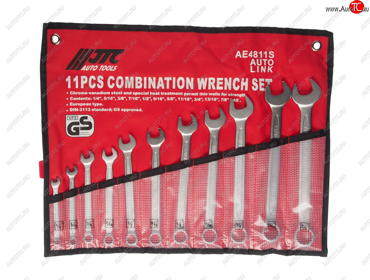6 499 р. Набор ключей комбинированных 14”-78” 11 предметов в планшете JTC JTC TOOLS CO., LTD jtc-ae4811s  с доставкой в г. Пермь