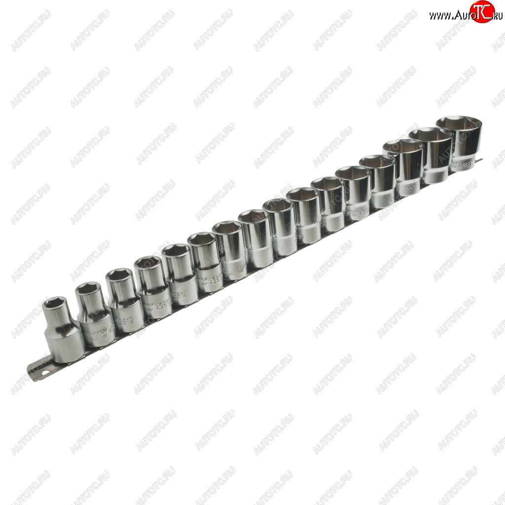 5 249 р. Набор головок торцевых 12 10-32мм 6-ти гранных на планке JTC JTC TOOLS CO., LTD jtc-h416m  с доставкой в г. Пермь
