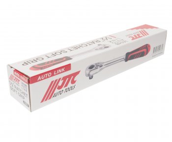 2 749 р. Ключ трещотка 12 36 зубьев 257мм с резиновой рукояткой JTC JTC TOOLS CO., LTD jtc-3604b  с доставкой в г. Пермь. Увеличить фотографию 2