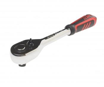 2 469 р. Ключ трещотка 12 72 зуба 257мм резиновая рукоятка JTC JTC TOOLS CO., LTD jtc-5024b  с доставкой в г. Пермь. Увеличить фотографию 1