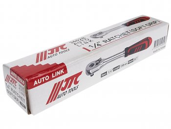 1 459 р. Ключ трещотка 14 36 зубьев 150мм резиновая рукоятка JTC JTC TOOLS CO., LTD jtc-3602b  с доставкой в г. Пермь. Увеличить фотографию 3