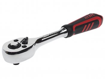 1 499 р. Ключ трещотка 14 72 зуба 150мм с резиновой рукояткой JTC JTC TOOLS CO., LTD jtc-5022b  с доставкой в г. Пермь. Увеличить фотографию 1