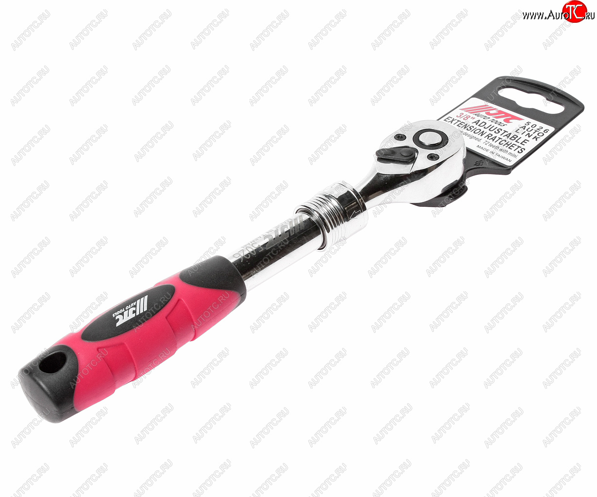2 559 р. Ключ трещотка 38 72 зуба 215-315мм телескопический JTC JTC TOOLS CO., LTD jtc-5026  с доставкой в г. Пермь