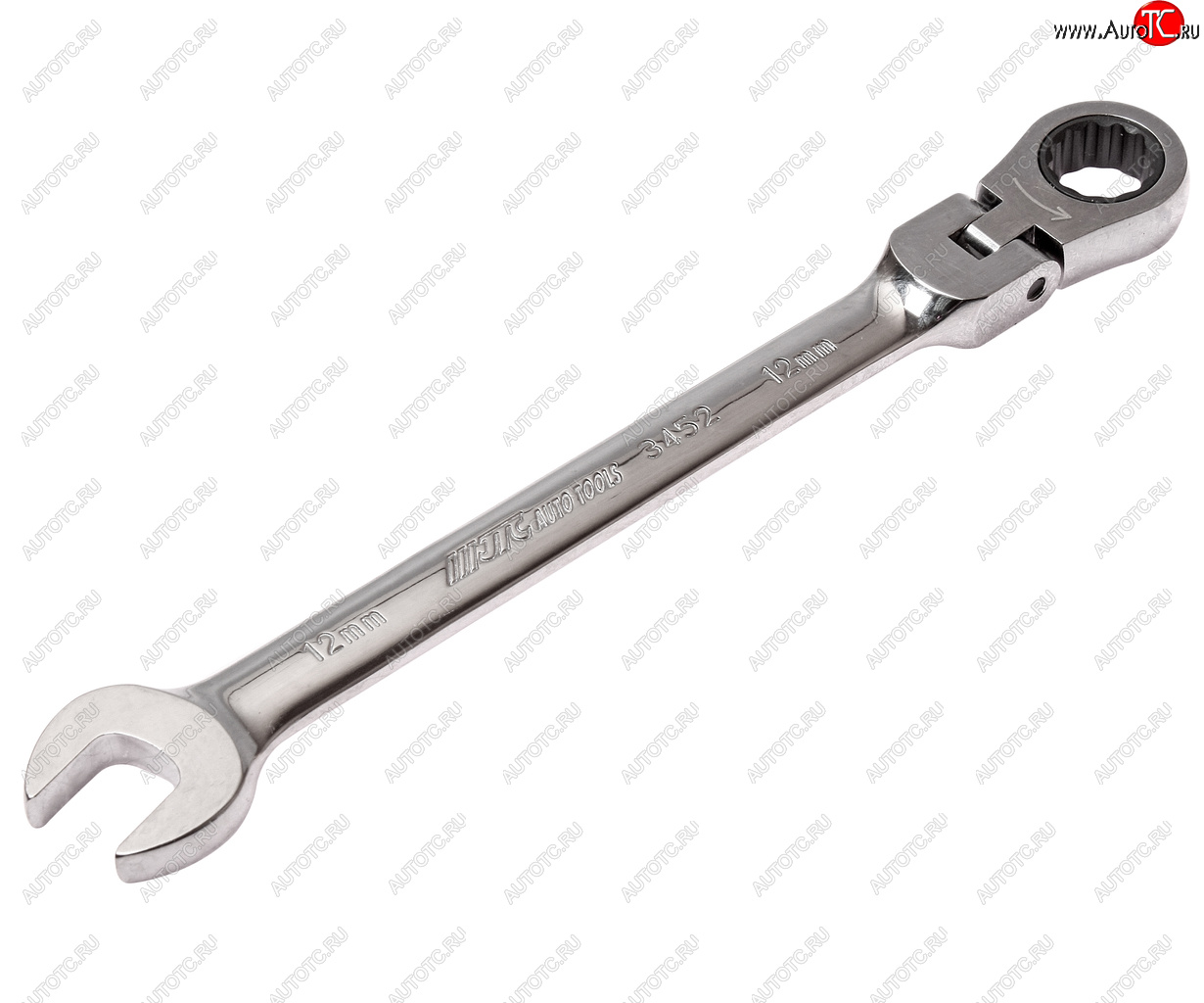 1 739 р. Ключ комбинированный 12х12мм трещоточный шарнирный JTC JTC TOOLS CO., LTD jtc-3452  с доставкой в г. Пермь