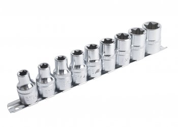 3 599 р. Набор головок торцевых 12 TORX Е10-Е24 9 предметов JTC JTC TOOLS CO., LTD jtc-h409e  с доставкой в г. Пермь. Увеличить фотографию 2