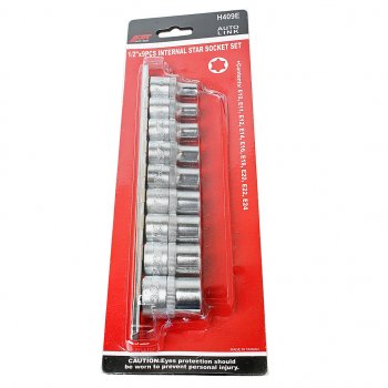 3 599 р. Набор головок торцевых 12 TORX Е10-Е24 9 предметов JTC JTC TOOLS CO., LTD jtc-h409e  с доставкой в г. Пермь. Увеличить фотографию 5