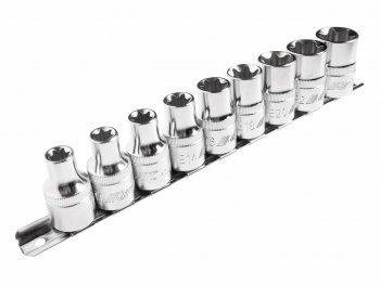 3 599 р. Набор головок торцевых 12 TORX Е10-Е24 9 предметов JTC JTC TOOLS CO., LTD jtc-h409e  с доставкой в г. Пермь. Увеличить фотографию 1