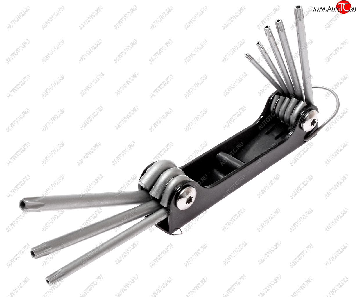 1 129 р. Набор ключей TORX Т9Н-Т40Н складных с отверстием 8 предметов JTC JTC TOOLS CO., LTD jtc-3503  с доставкой в г. Пермь