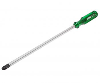 1 029 р. Отвертка крестовая PH 4.0x300мм со сквозным стержнем (сталь Cr-Mo) JTC JTC TOOLS CO., LTD jtc-3209  с доставкой в г. Пермь. Увеличить фотографию 1