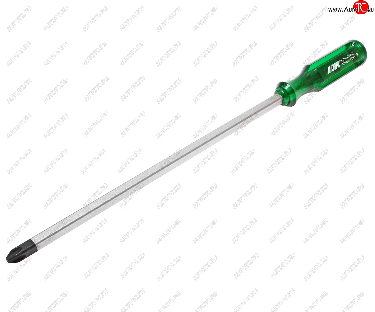 1 029 р. Отвертка крестовая PH 4.0x300мм со сквозным стержнем (сталь Cr-Mo) JTC JTC TOOLS CO., LTD jtc-3209  с доставкой в г. Пермь