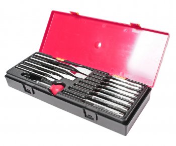 9 799 р. Набор выколоток и зубил с кернером 14 предметов в кейсе JTC JTC TOOLS CO., LTD jtc-k8141  с доставкой в г. Пермь. Увеличить фотографию 1