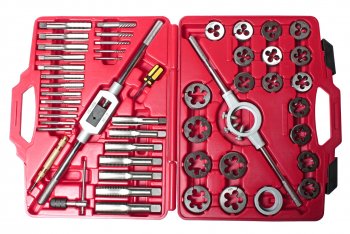 30 949 р. Набор метчиков и плашек 51 предмет в кейсе JTC JTC TOOLS CO., LTD jtc-5214  с доставкой в г. Пермь. Увеличить фотографию 2