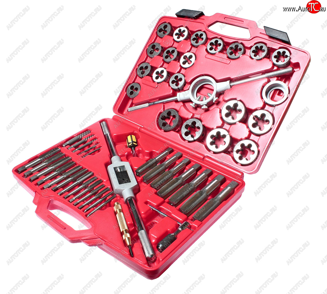 30 949 р. Набор метчиков и плашек 51 предмет в кейсе JTC JTC TOOLS CO., LTD jtc-5214  с доставкой в г. Пермь