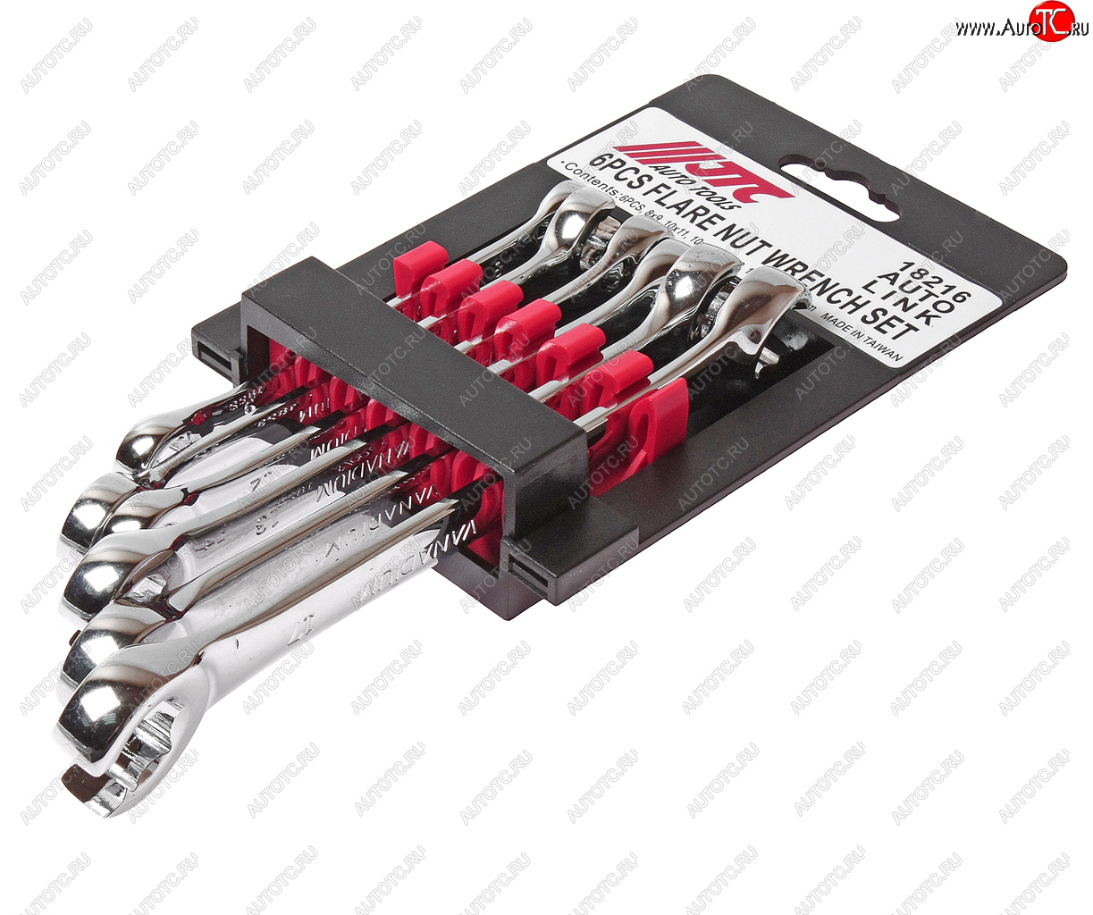 4 699 р. Набор ключей разрезных 8-17мм двухсторонних 6 предметов JTC JTC TOOLS CO., LTD jtc-18216  с доставкой в г. Пермь