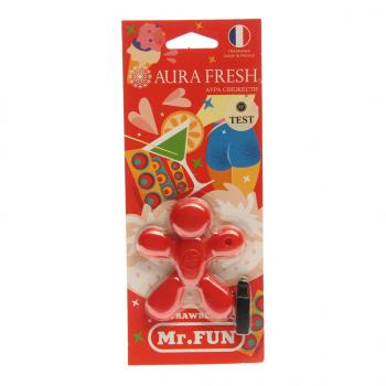 210 р. Ароматизатор на дефлектор полимерный (strawberry) 23г Mr.Fun AURA FRESH AURA FRESH 23475  с доставкой в г. Пермь. Увеличить фотографию 1