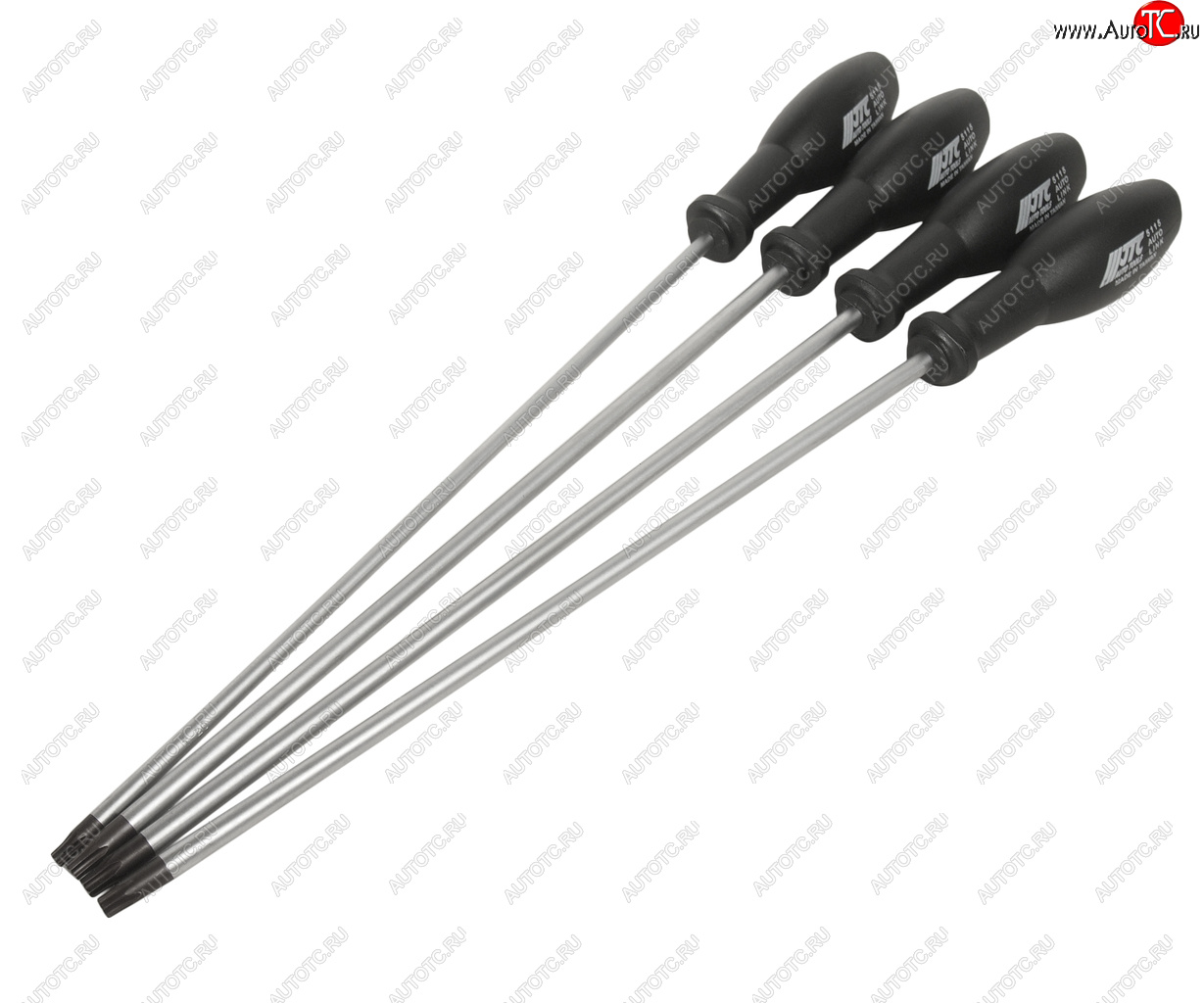 3 399 р. Набор отверток TORX T20х250мм-Т30х250мм удлиненных 4 предмета JTC JTC TOOLS CO., LTD jtc-5115  с доставкой в г. Пермь
