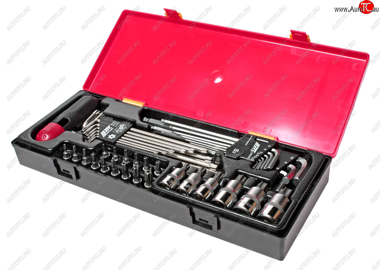 9 549 р. Набор инструментов TORX,HEX (ключи,головки с насадками) 40 предметов в кейсе JTC JTC TOOLS CO., LTD jtc-k1401  с доставкой в г. Пермь