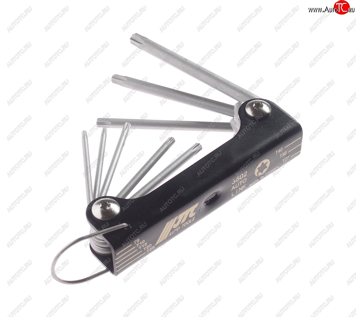 969 р. Набор ключей TORX T9-T40 складных 8 предметов JTC JTC TOOLS CO., LTD jtc-3502  с доставкой в г. Пермь