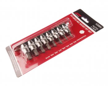 2 899 р. Набор бит-головок 38 HEX H3-H10 8 предметов JTC JTC TOOLS CO., LTD jtc-h308h  с доставкой в г. Пермь. Увеличить фотографию 2
