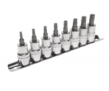 2 759 р. Набор бит-головок 38 TORX T15-T50 8 предметов JTC JTC TOOLS CO., LTD jtc-h308t  с доставкой в г. Пермь. Увеличить фотографию 1