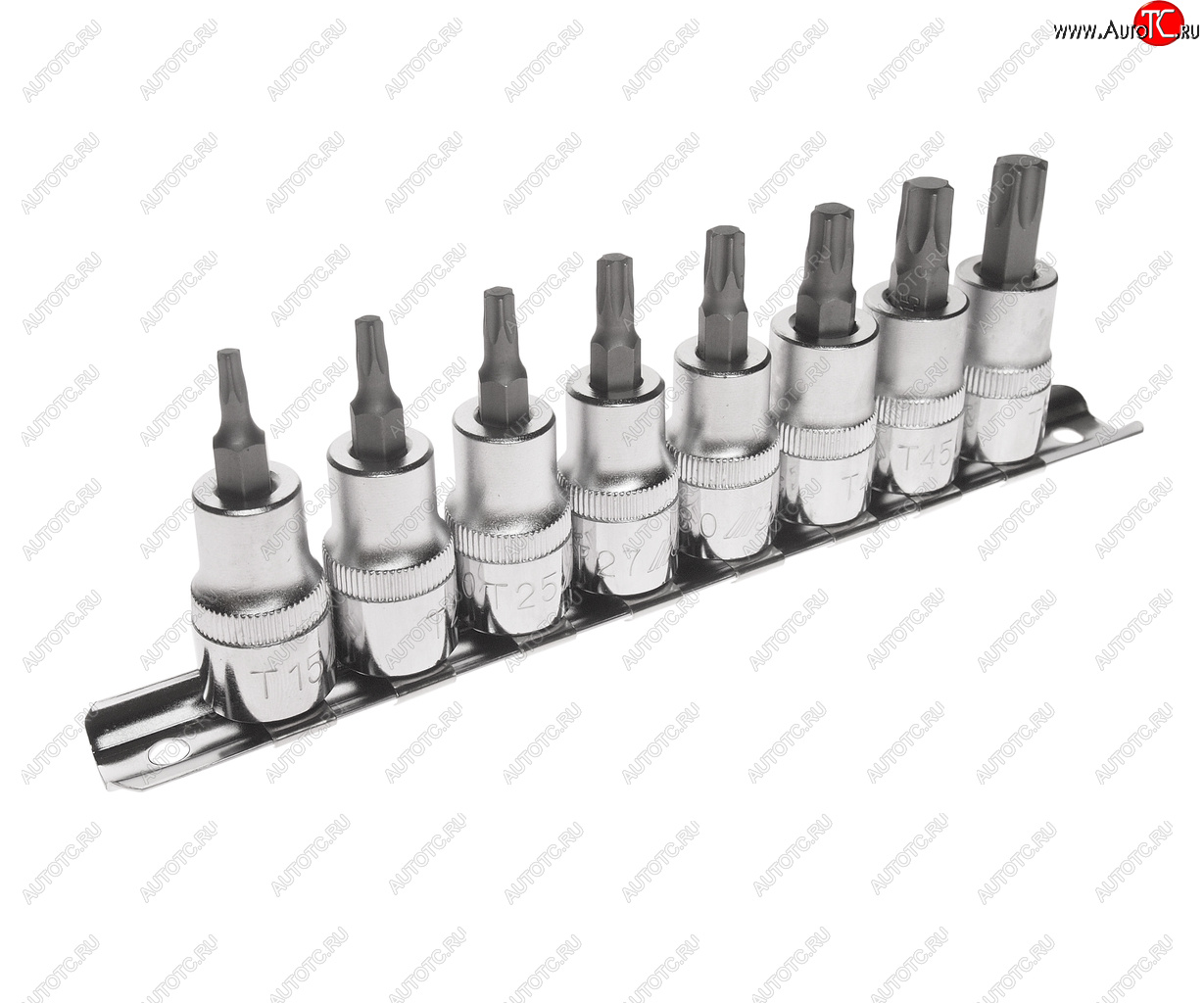 2 759 р. Набор бит-головок 38 TORX T15-T50 8 предметов JTC JTC TOOLS CO., LTD jtc-h308t  с доставкой в г. Пермь
